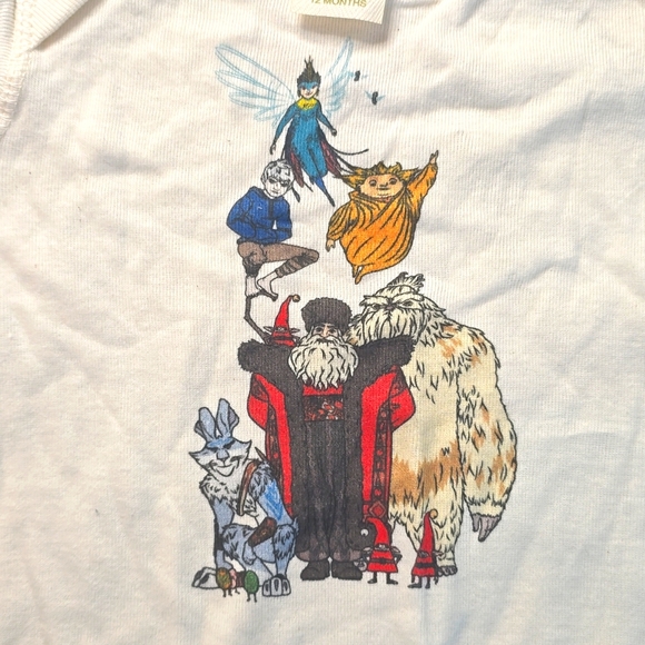 Rise of the Guardians Dreamworks boy or girl Onesie Cream —12m - Picture 2 of 3